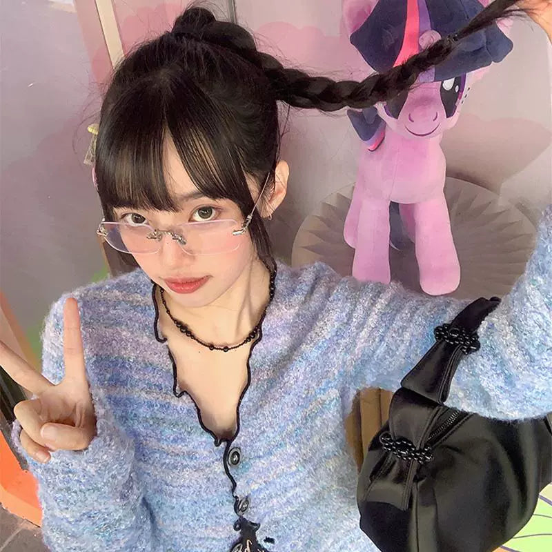 Black Agate Gradual Beaded Necklace