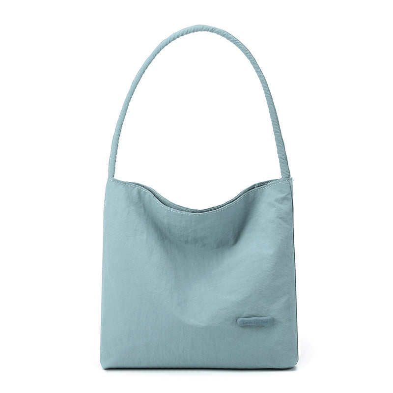 Slouchy Nylon Shoulder Bag