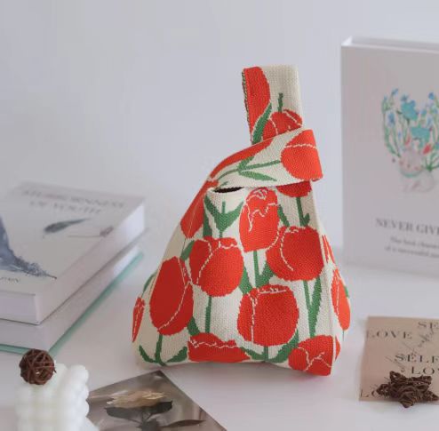 Knitted Animal Tote Bucket Bag - Modomu