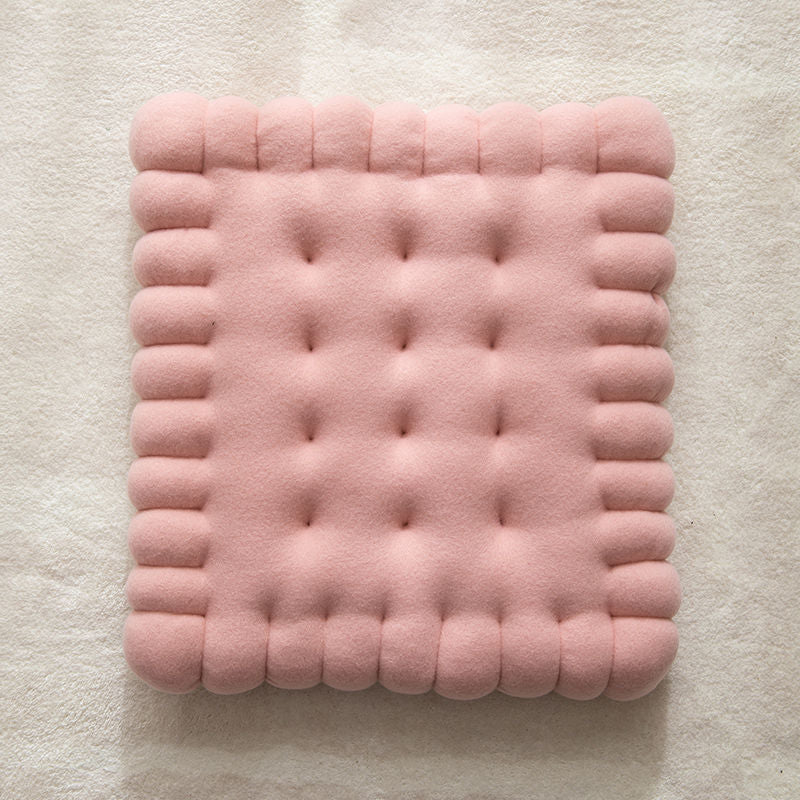 Pink Square Cushion