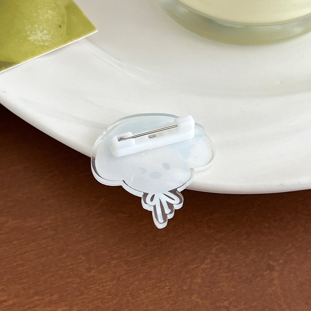 Cartoon Elephant Acrylic Brooch - Modomu