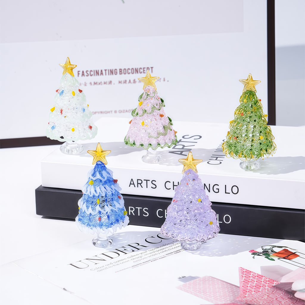 Glazed Glass Christmas Tree Decor - Modomu