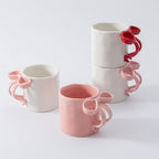 Bow Handle Ceramic Coffee Mug - Modomu