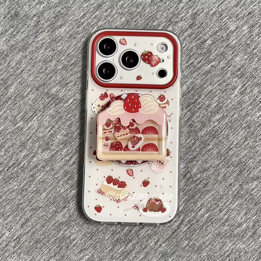 Strawberry Cake Grip Phone Case