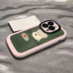Painted Puppy Bumper Phone Case – Black & White