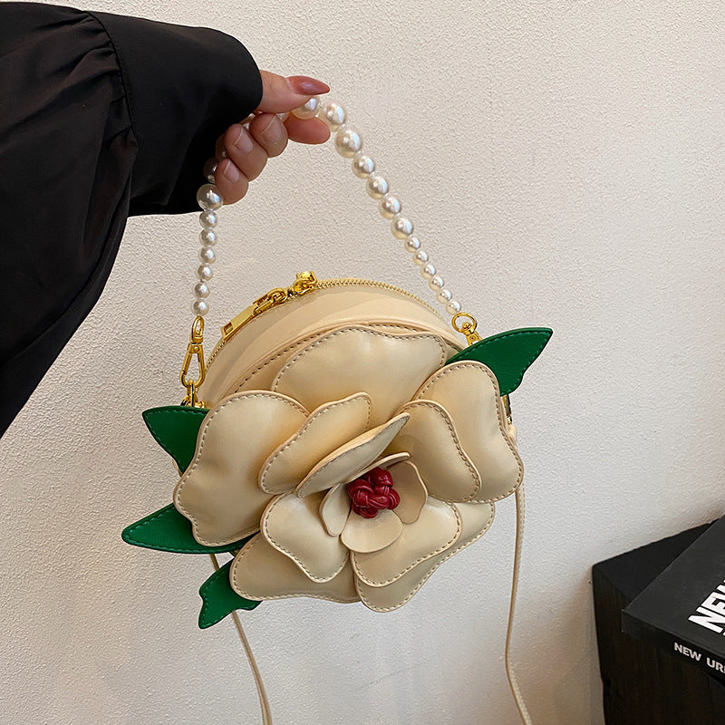Sculpted Flower Evening Bag