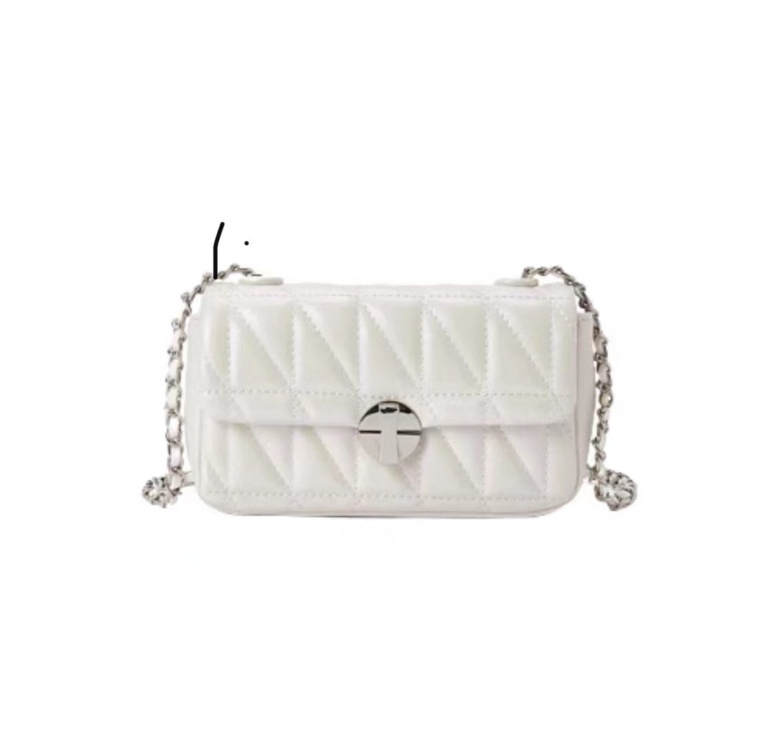 Quilted Chain Flap Bag