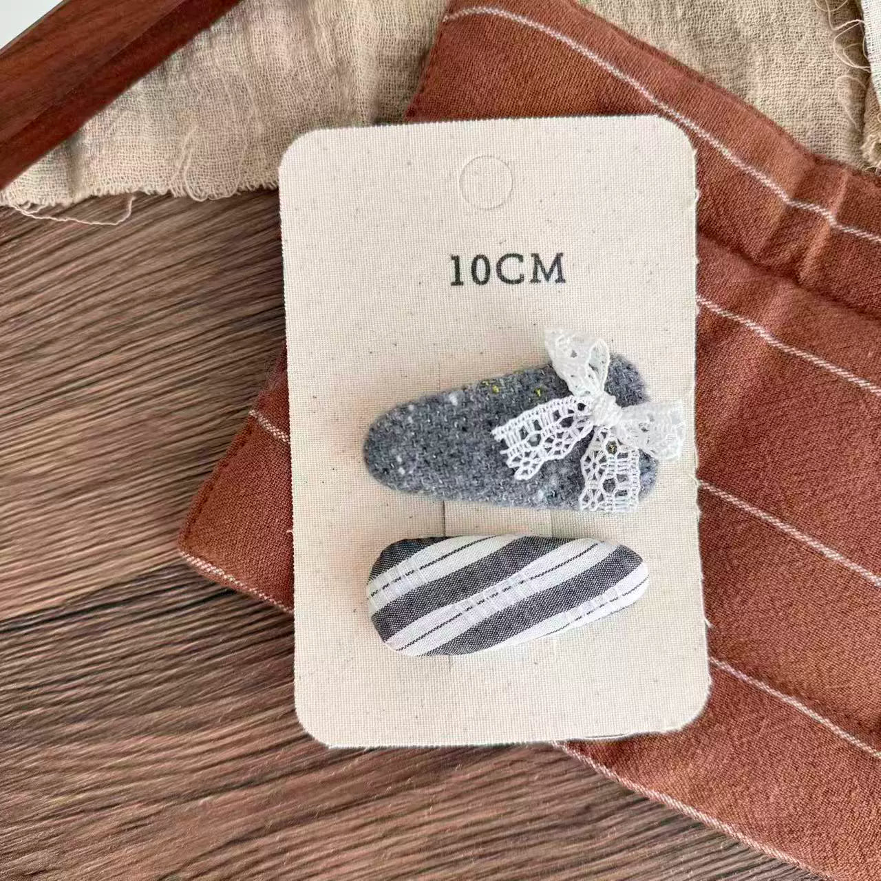 Pleated Water Drop Hair Clip - Modomu