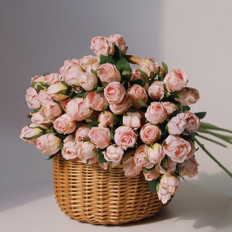 Retro Roasted Edge Silk Roses - Modomu