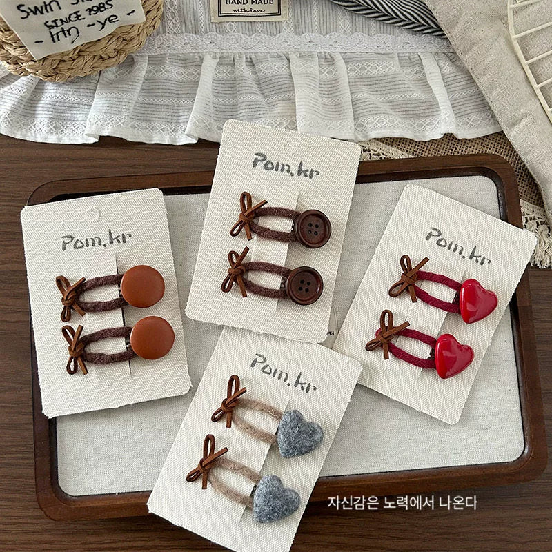 Leather Bow Hair Clip - Modomu