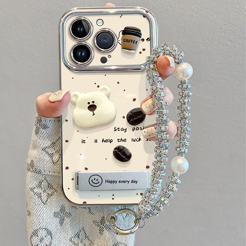 3D Bear Stand Phone Case - Modomu