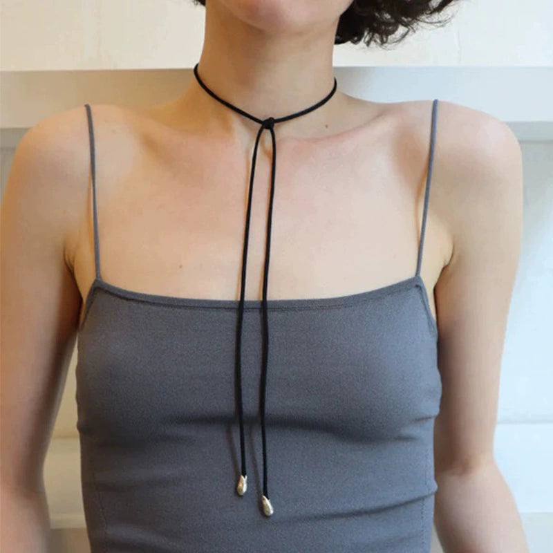 Korean Water Drop Choker Necklace