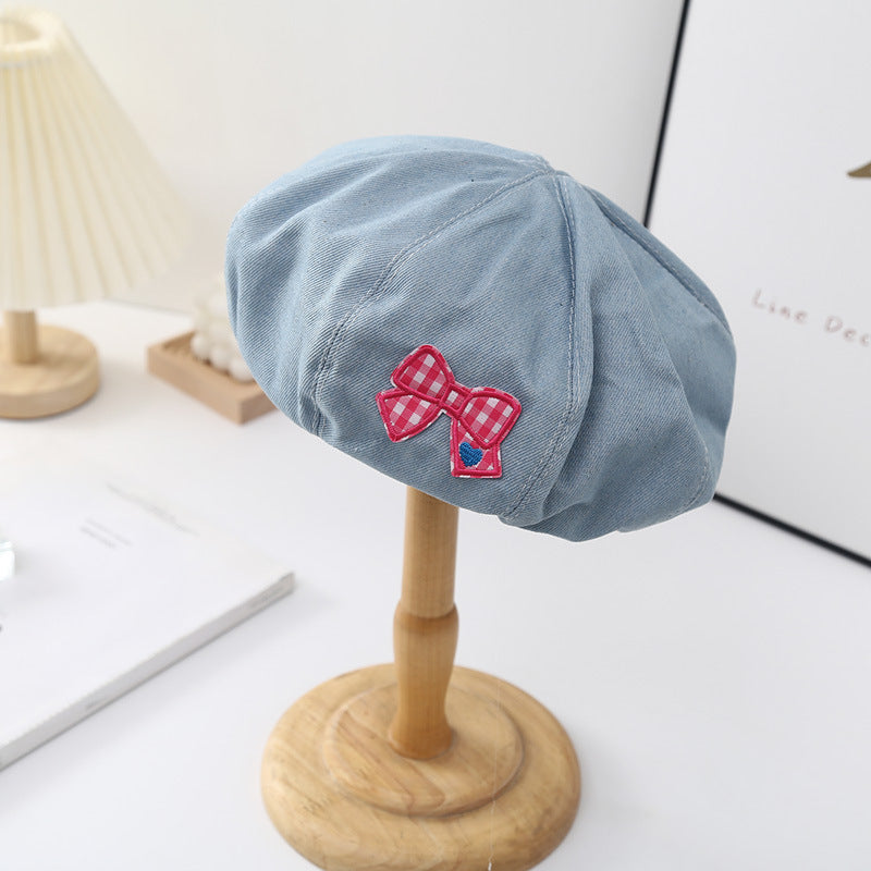 Retro Button Detail Beret - Modomu