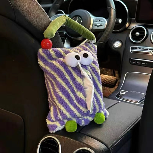 Hanging Car Tissue Box Monster - Modomu