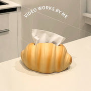 Croissant Cartoon Tissue Box