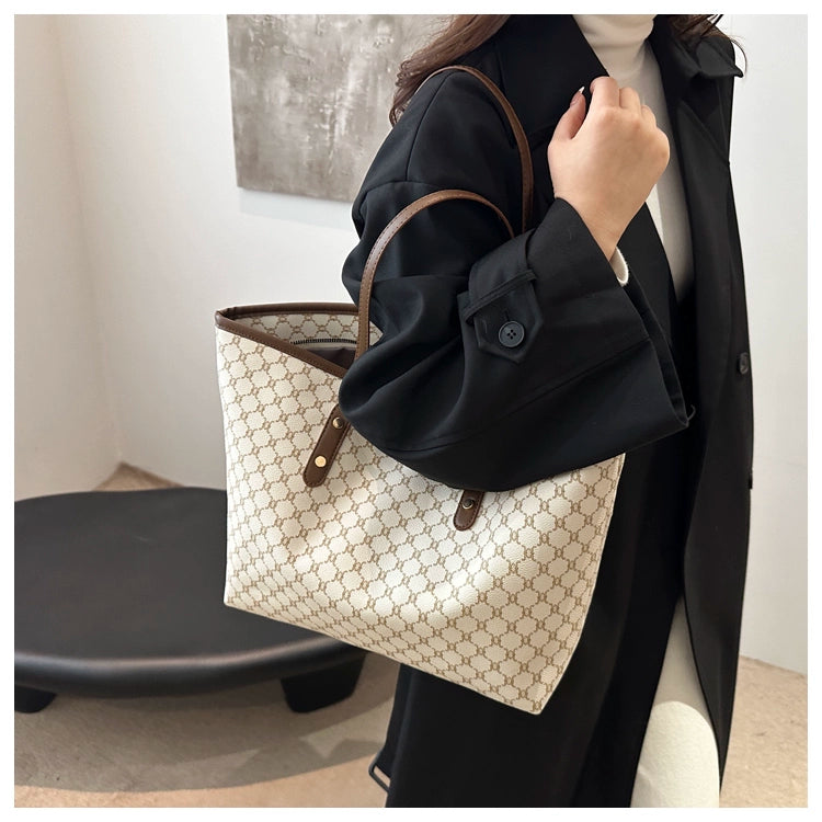 Textured Commuter Tote Bag