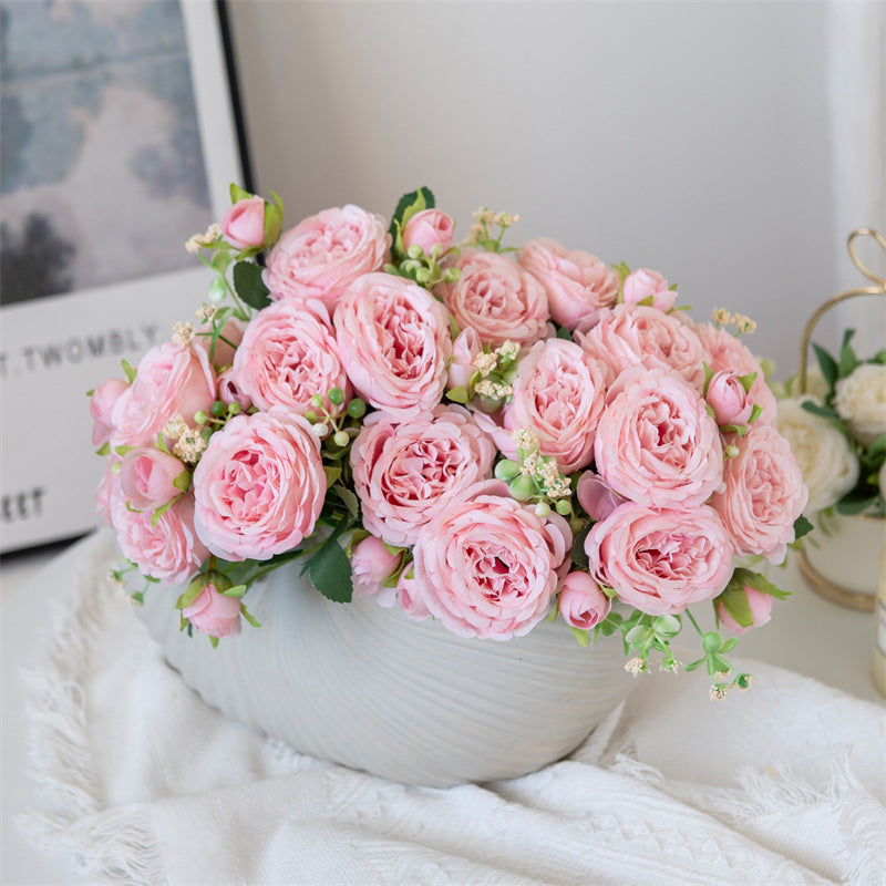 Artificial Peony Bouquet Arrangement