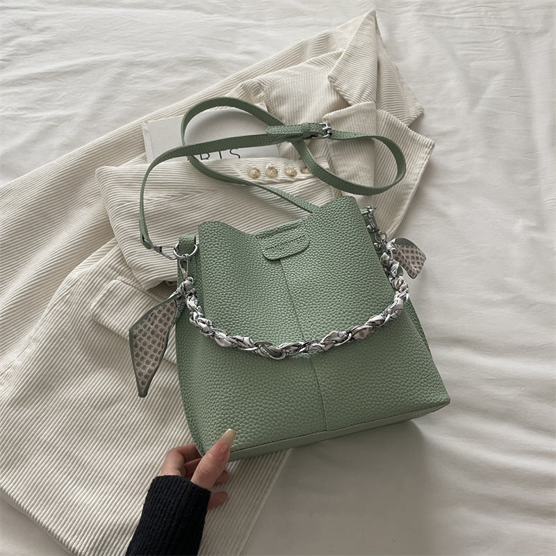 Chain Bucket Shoulder Bag