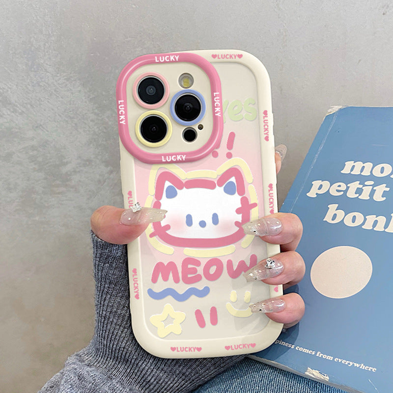 Meow Kitty Doodle Phone Case – Cat Designs