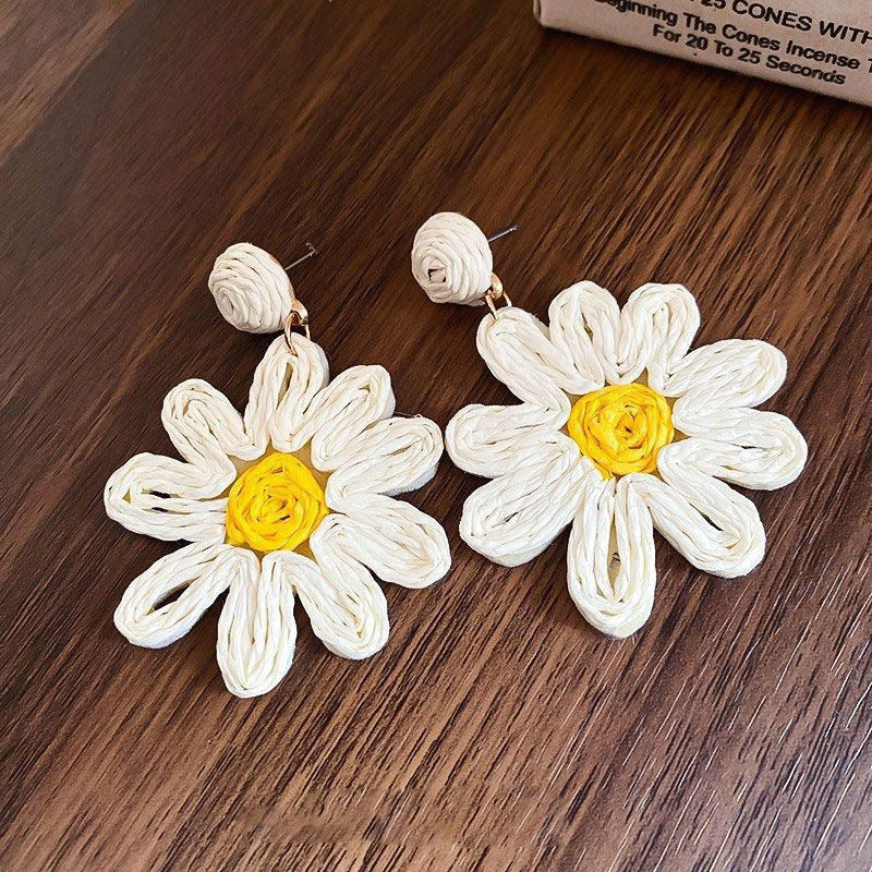 Bohemian Flower Drop Earrings - Modomu