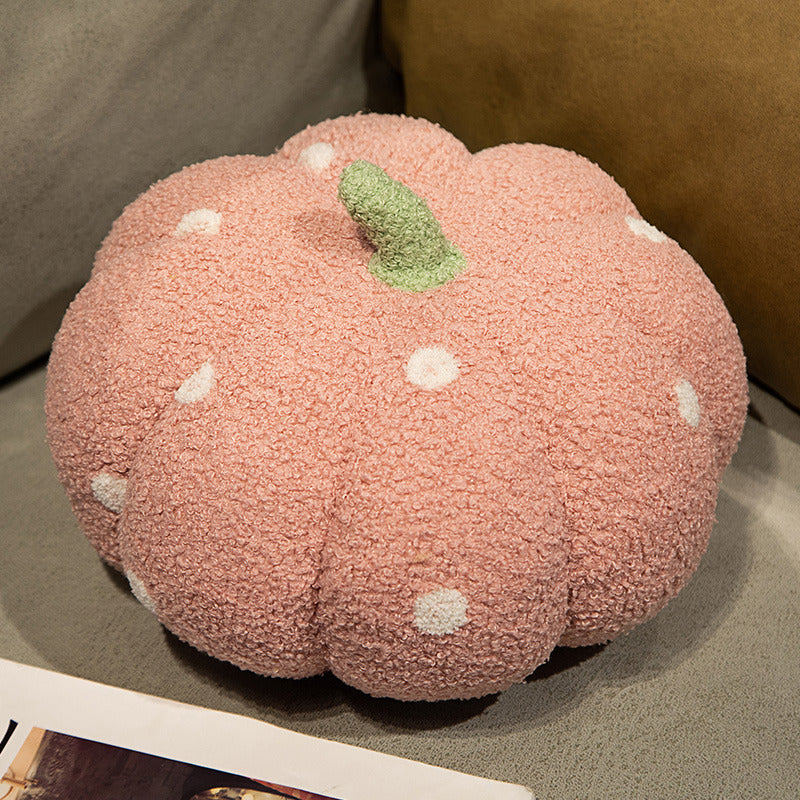 Polka Dot Pumpkin Throw Pillow - Modomu
