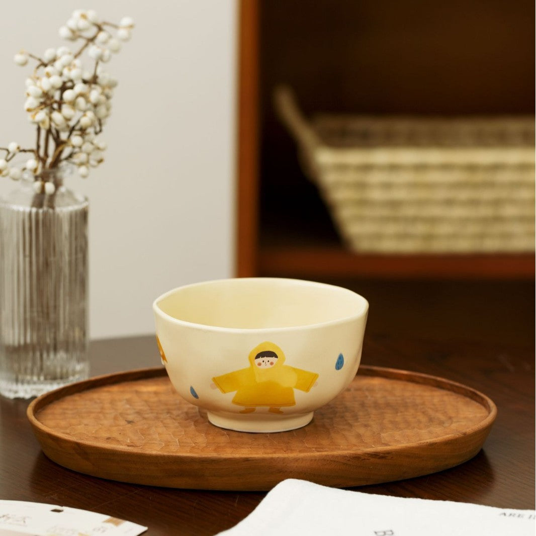 Cartoon Ceramic Bowl With Lid - Modomu