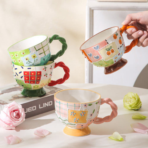 Hand Painted Ceramic Coffee Mug - Modomu