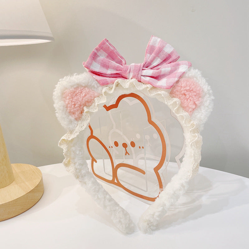 Cute Bear Plush Headband - Modomu