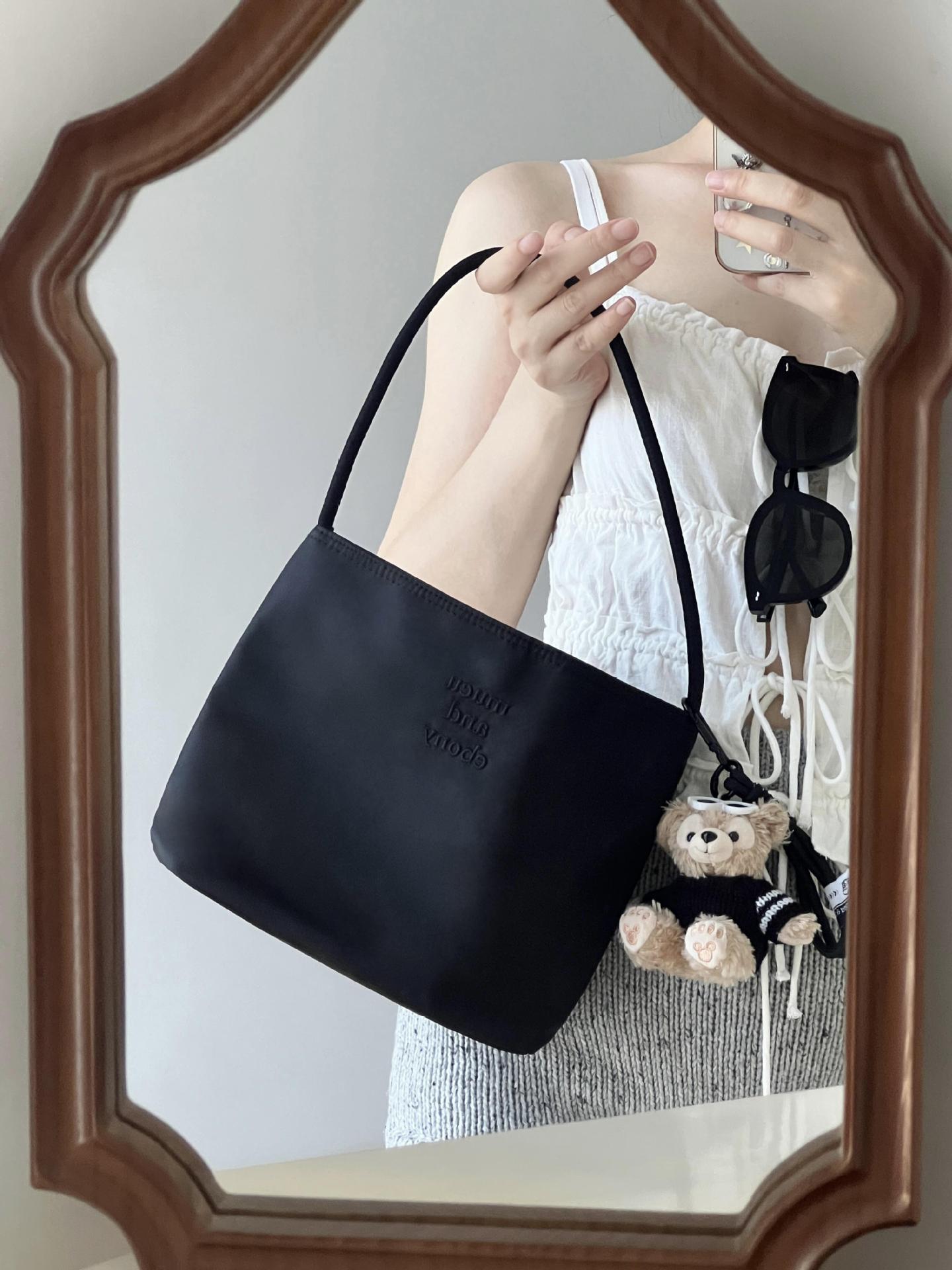 Nylon Bucket Handbag