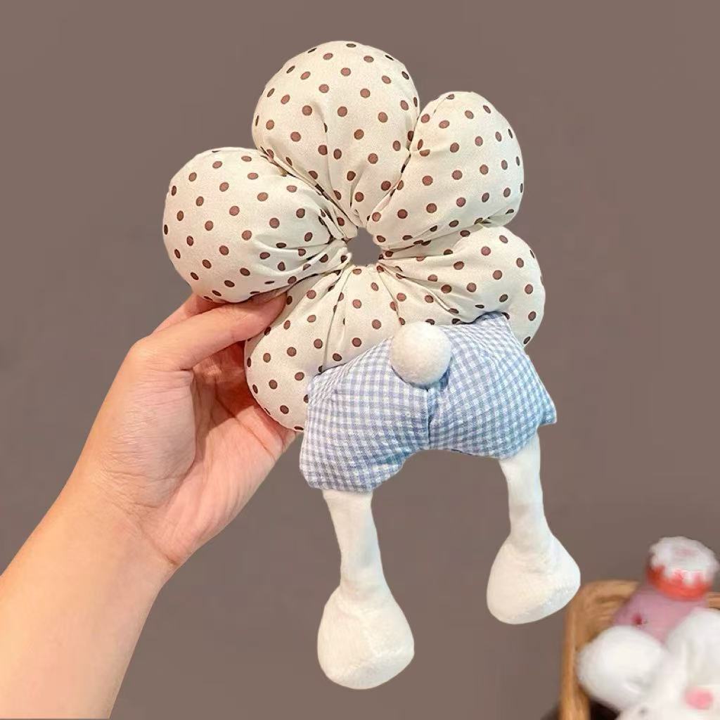 Doll Flower Scrunchie Hair Tie - Modomu