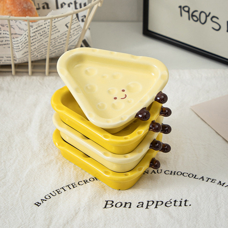 Creative Ceramic Cheese Plate Ornament - Modomu