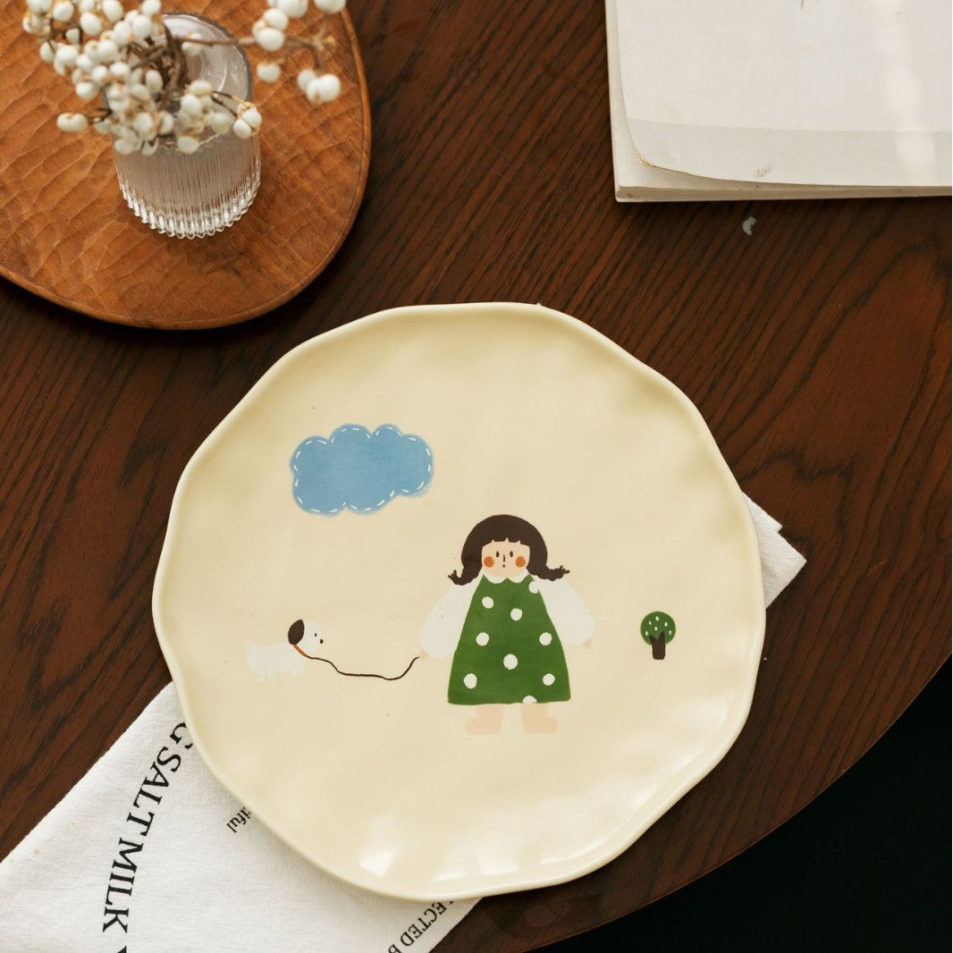 Cartoon Ceramic Bowl With Lid - Modomu
