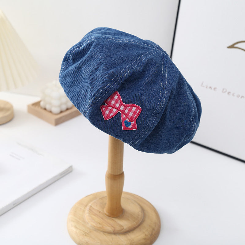 Retro Button Detail Beret - Modomu