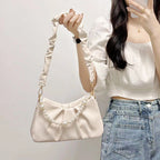 Pleated Cloud Pearl Bag