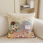 Cartoon Critter Throw Cushion – Cat Designs