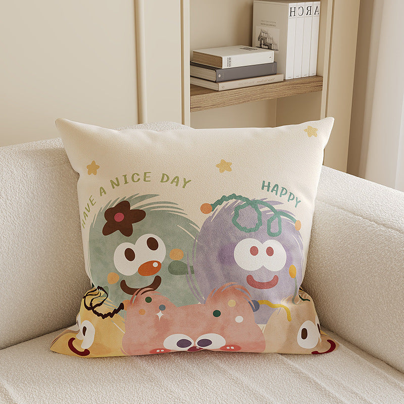Cartoon Critter Throw Cushion – Cat Designs