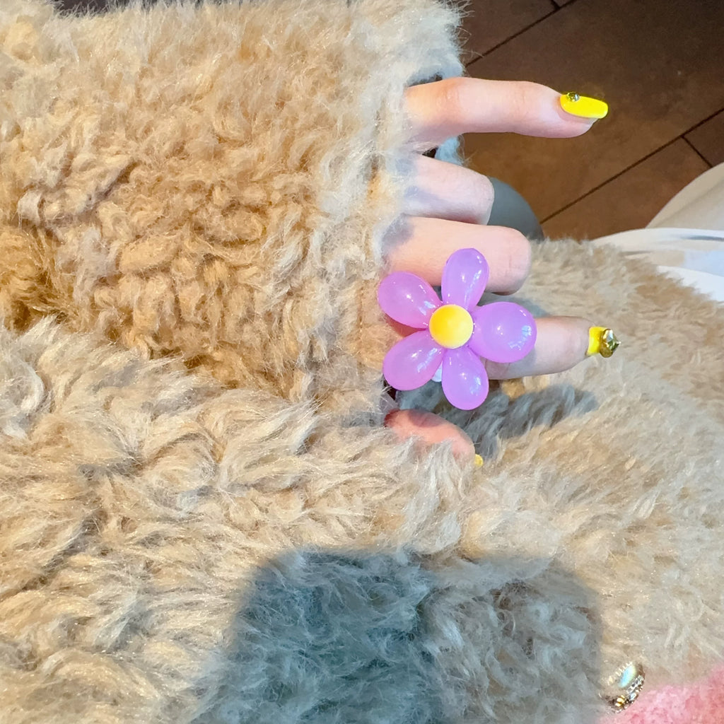 Flocking Heart Pearl Ring - Modomu