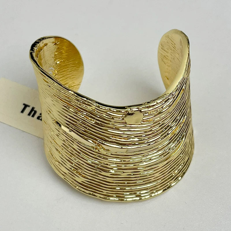 Retro Wavy Open Bracelet - Modomu