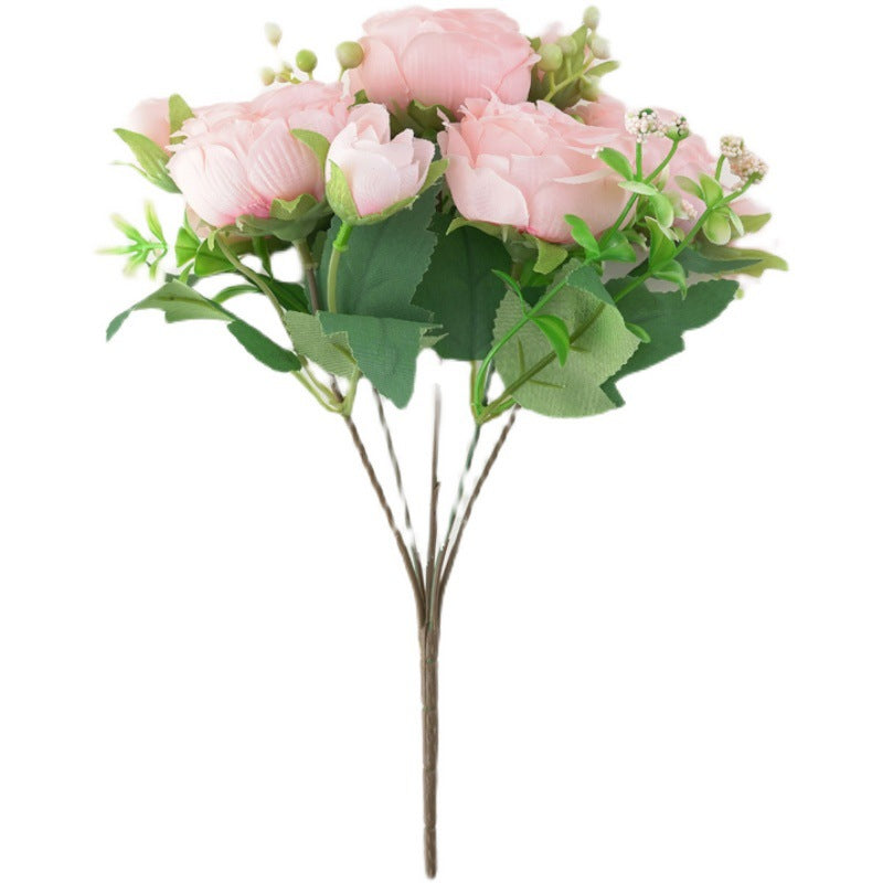 Artificial Peony Bouquet Arrangement