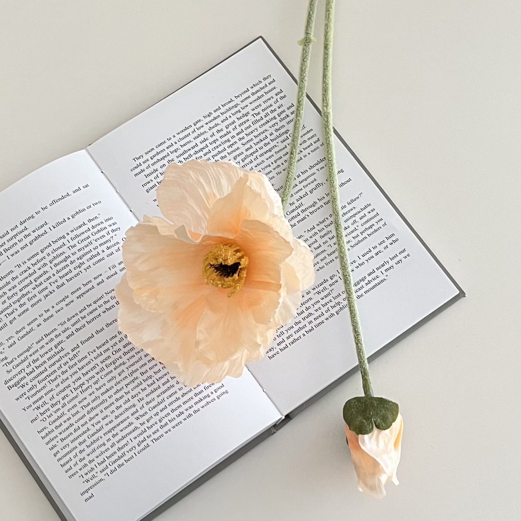 Realistic Poppy Silk Stems - Modomu