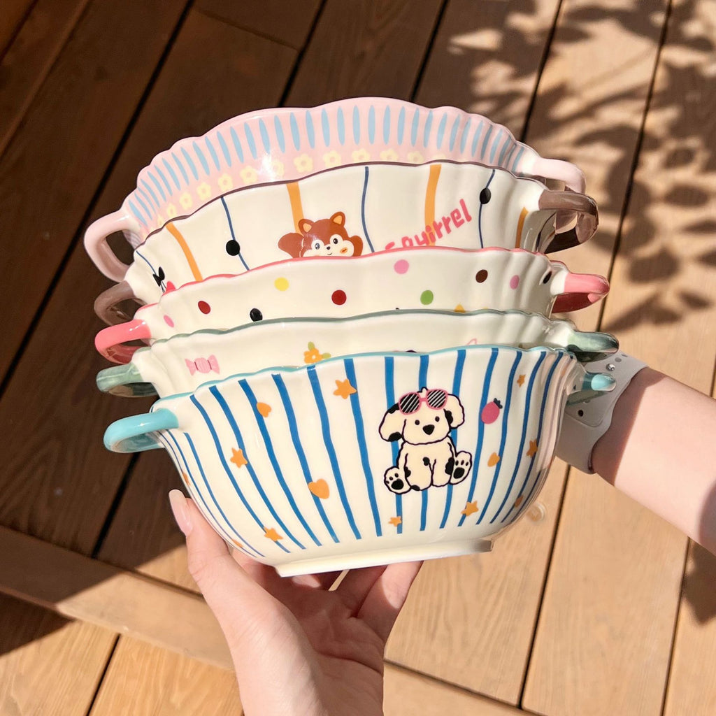 Cartoon Ceramic Soup Yogurt Bowl - Modomu