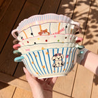Cartoon Ceramic Soup Yogurt Bowl - Modomu