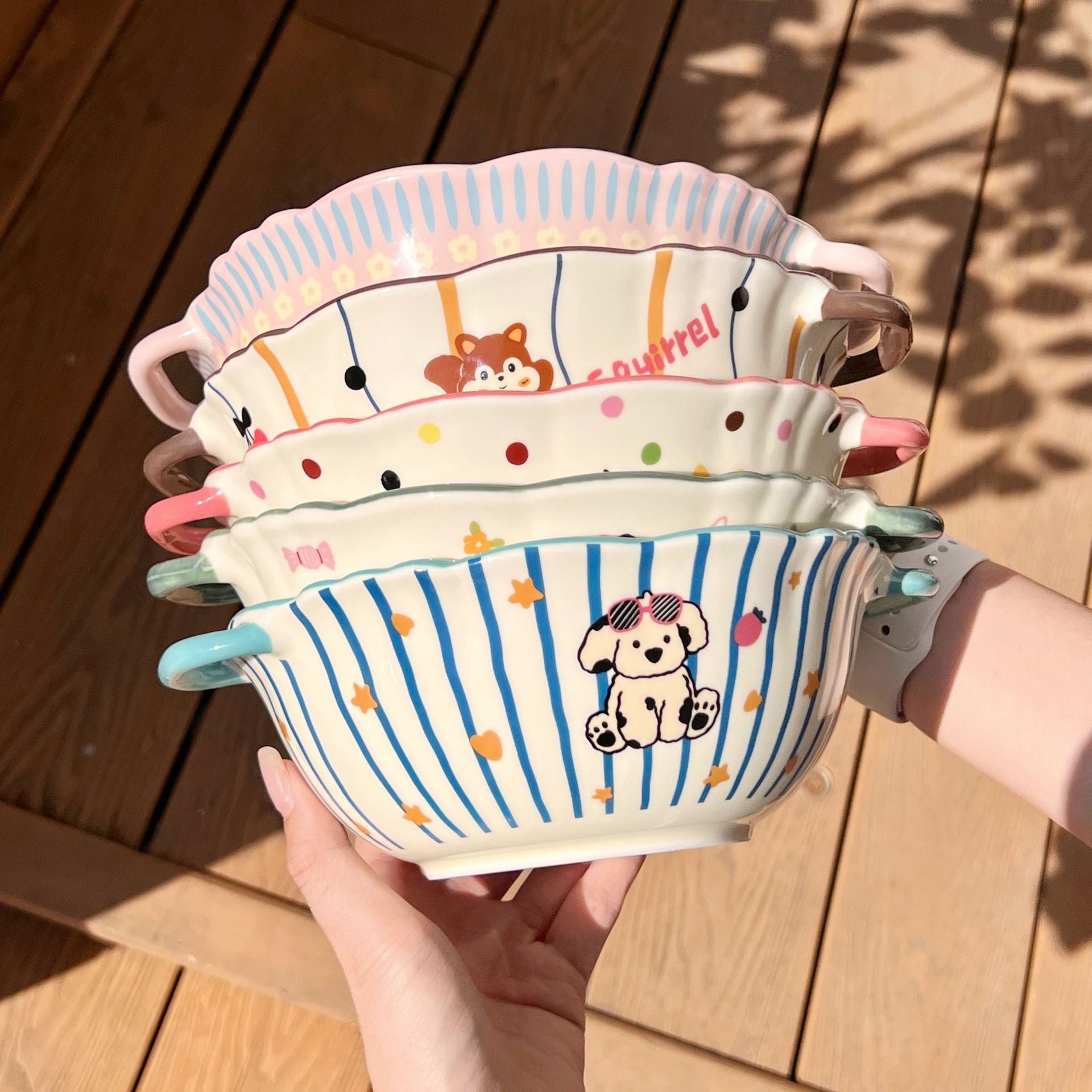 Cartoon Ceramic Soup Yogurt Bowl - Modomu