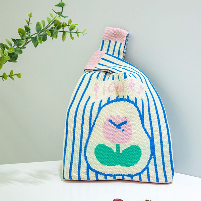 Knitted Animal Tote Bucket Bag - Modomu