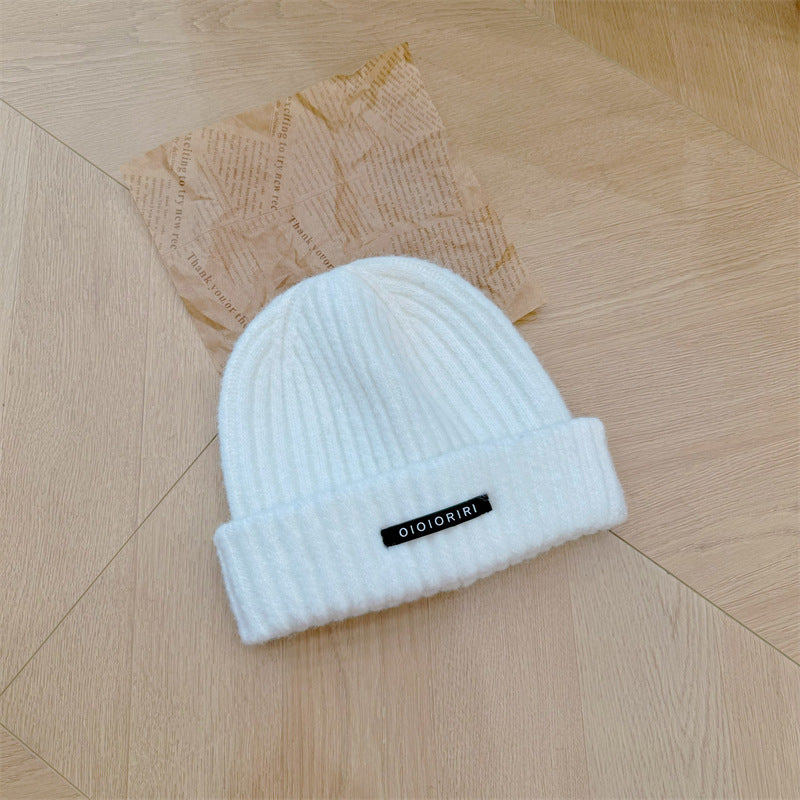 Striped Knit Beanie Retro Style - Modomu