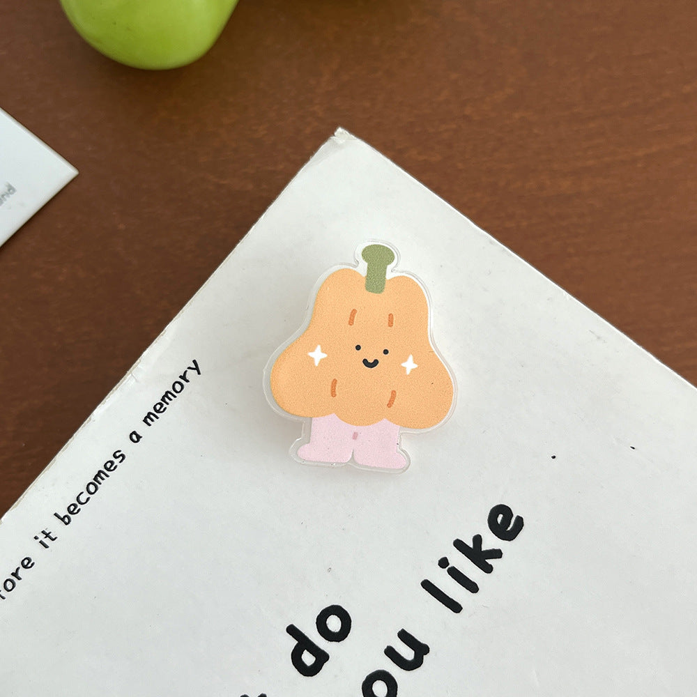 Cute Vegetable Acrylic Brooch - Modomu