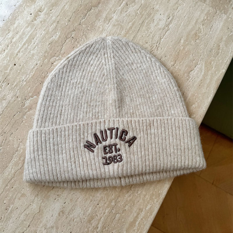 Embroidered Beanie with Icon Detail - Modomu