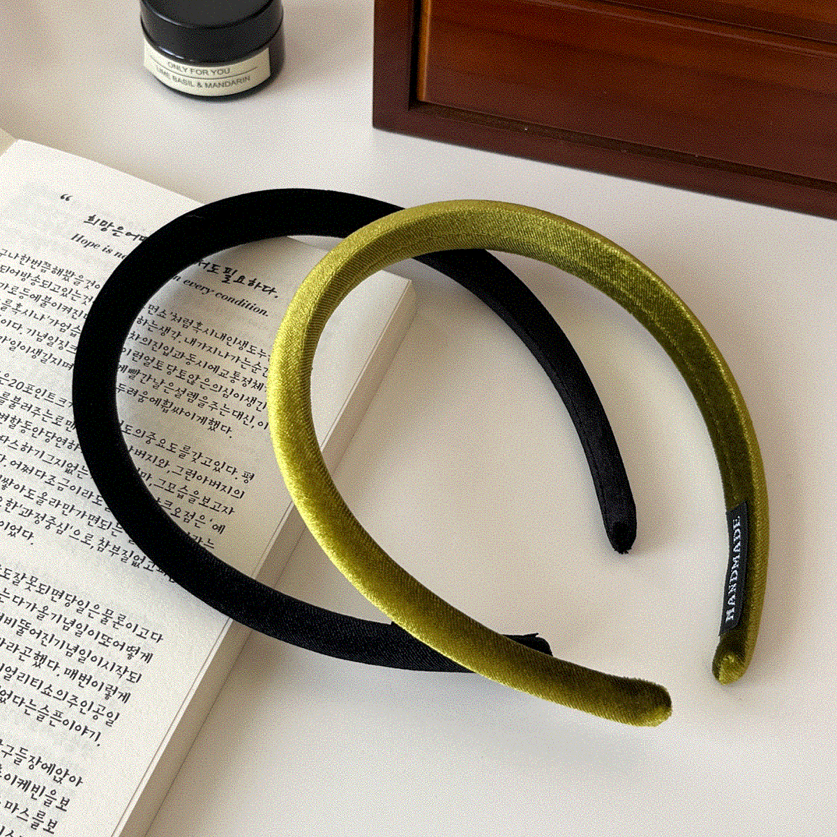 Velvet Retro Thin Headband - Modomu