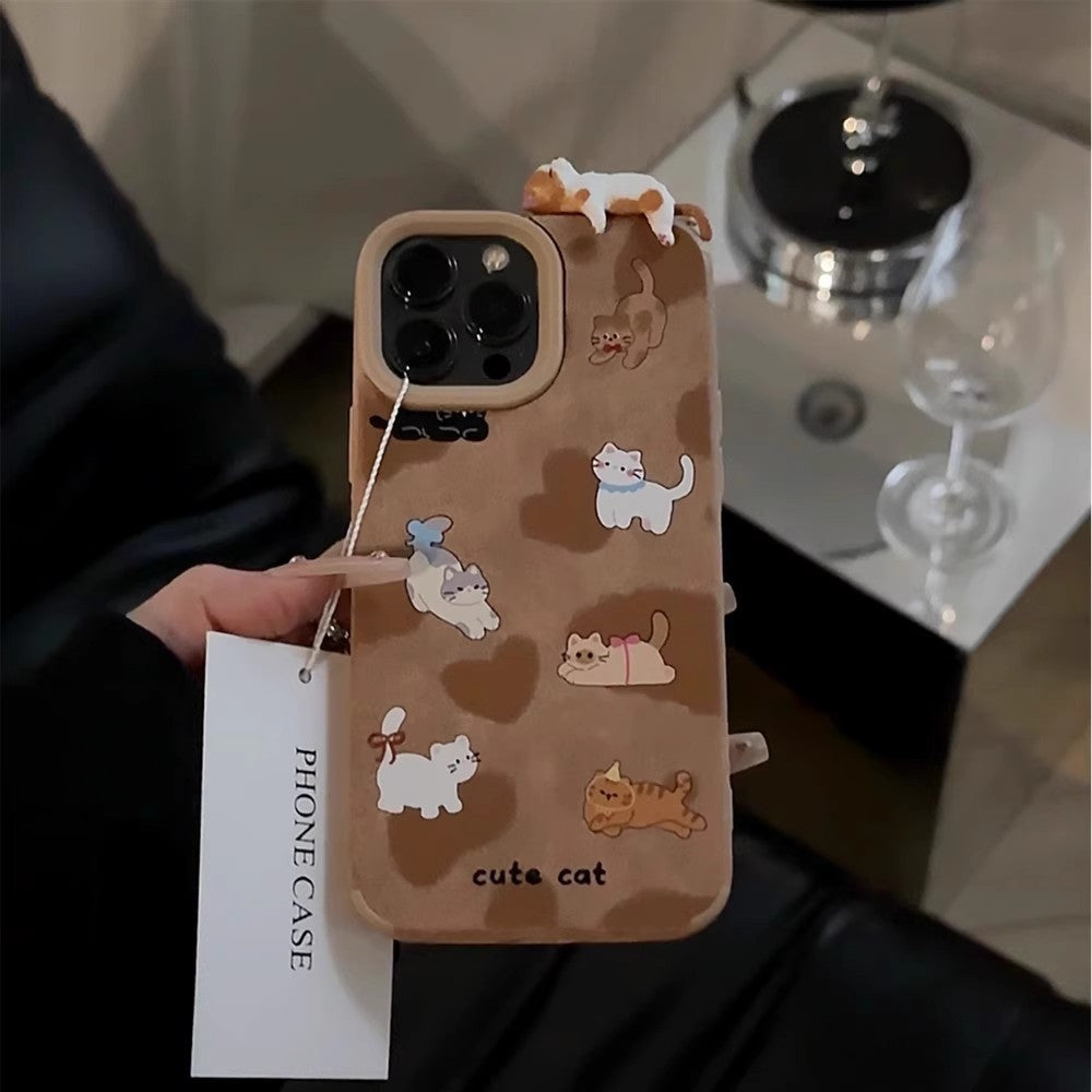 Sleeping Cat Topper Phone Case – Heart Cat Designs