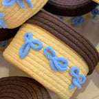 Handwoven Rope Desktop Storage Basket